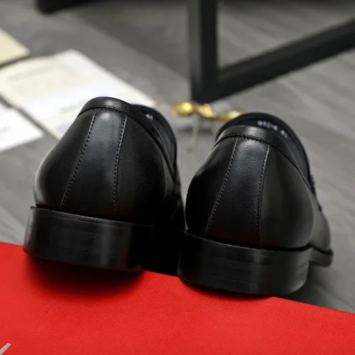 Cheap Salvatore Ferragamo Leather Shoes For Men #1399151 Replica Wholesale [$82.00 USD] [ITEM#1399151] on Replica Salvatore Ferragamo Leather Shoes