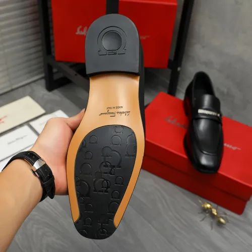 Cheap Salvatore Ferragamo Leather Shoes For Men #1399154 Replica Wholesale [$85.00 USD] [ITEM#1399154] on Replica Salvatore Ferragamo Leather Shoes