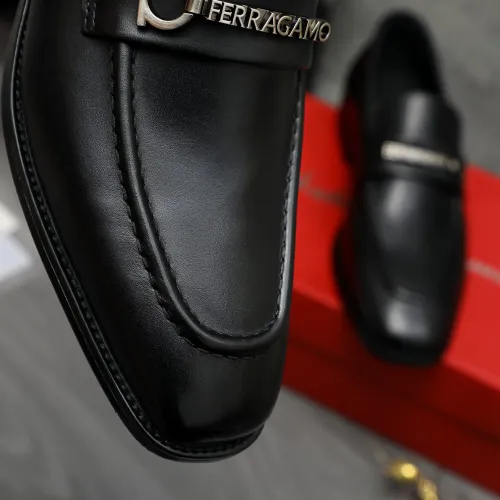 Cheap Salvatore Ferragamo Leather Shoes For Men #1399154 Replica Wholesale [$85.00 USD] [ITEM#1399154] on Replica Salvatore Ferragamo Leather Shoes