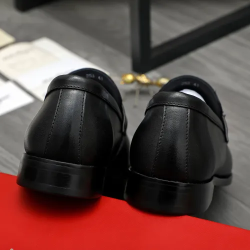 Cheap Salvatore Ferragamo Leather Shoes For Men #1399154 Replica Wholesale [$85.00 USD] [ITEM#1399154] on Replica Salvatore Ferragamo Leather Shoes