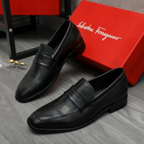 Salvatore Ferragamo Leather Shoes For Men #1399155