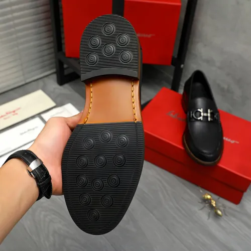 Cheap Salvatore Ferragamo Leather Shoes For Men #1399157 Replica Wholesale [$125.00 USD] [ITEM#1399157] on Replica Salvatore Ferragamo Leather Shoes