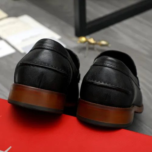 Cheap Salvatore Ferragamo Leather Shoes For Men #1399157 Replica Wholesale [$125.00 USD] [ITEM#1399157] on Replica Salvatore Ferragamo Leather Shoes