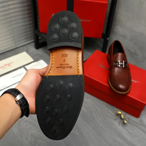 Cheap Salvatore Ferragamo Leather Shoes For Men #1399158 Replica Wholesale [$125.00 USD] [ITEM#1399158] on Replica Salvatore Ferragamo Leather Shoes