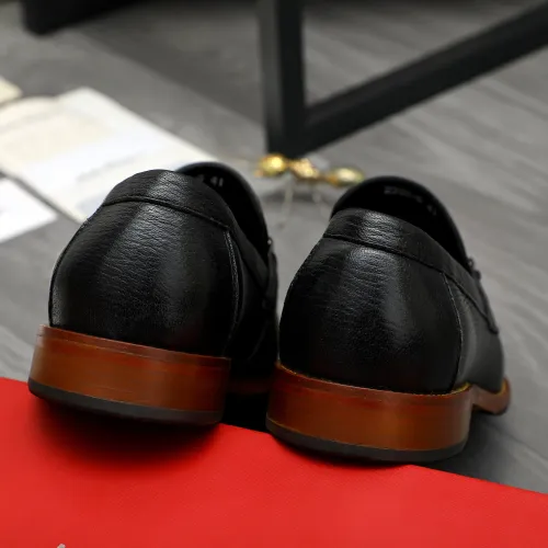 Cheap Salvatore Ferragamo Leather Shoes For Men #1399160 Replica Wholesale [$125.00 USD] [ITEM#1399160] on Replica Salvatore Ferragamo Leather Shoes