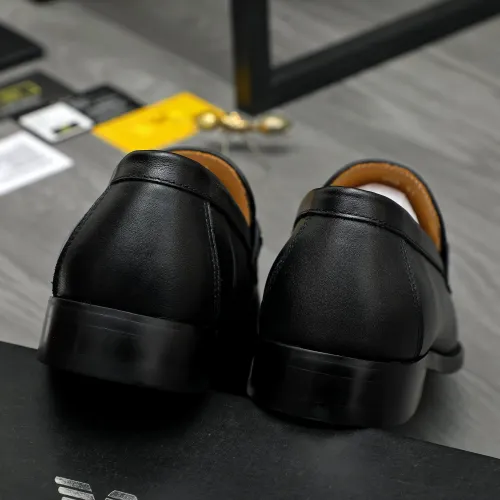 Cheap Armani Leather Shoes For Men #1399173 Replica Wholesale [$85.00 USD] [ITEM#1399173] on Replica Armani Leather Shoes