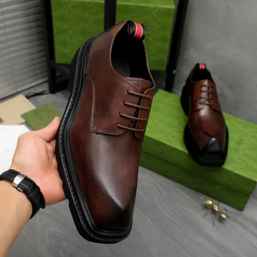Cheap Gucci Oxfords Shoes For Men #1399222 Replica Wholesale [$112.00 USD] [ITEM#1399222] on Replica Gucci Oxfords Shoes