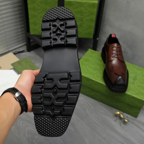 Cheap Gucci Oxfords Shoes For Men #1399222 Replica Wholesale [$112.00 USD] [ITEM#1399222] on Replica Gucci Oxfords Shoes