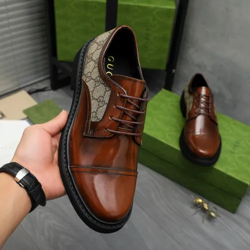 Cheap Gucci Oxfords Shoes For Men #1399228 Replica Wholesale [$100.00 USD] [ITEM#1399228] on Replica Gucci Oxfords Shoes
