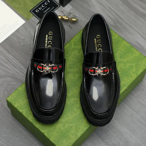 Cheap Gucci Oxfords Shoes For Men #1399241 Replica Wholesale [$85.00 USD] [ITEM#1399241] on Replica Gucci Oxfords Shoes
