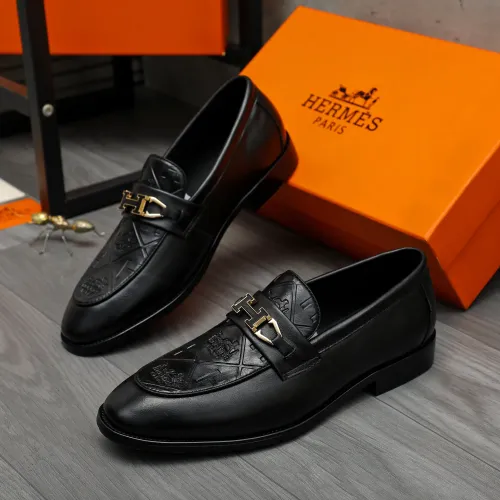 Cheap Hermes Leather Shoes For Men #1399244 Replica Wholesale [$85.00 USD] [ITEM#1399244] on Replica Hermes Leather Shoes