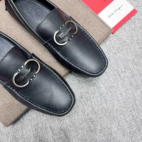 Cheap Salvatore Ferragamo Leather Shoes For Men #1399266 Replica Wholesale [$82.00 USD] [ITEM#1399266] on Replica Salvatore Ferragamo Leather Shoes