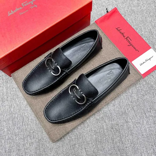 Cheap Salvatore Ferragamo Leather Shoes For Men #1399266 Replica Wholesale [$82.00 USD] [ITEM#1399266] on Replica Salvatore Ferragamo Leather Shoes