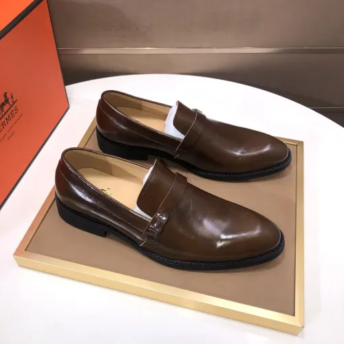 Cheap Hermes Leather Shoes For Men #1399386 Replica Wholesale [$100.00 USD] [ITEM#1399386] on Replica Hermes Leather Shoes