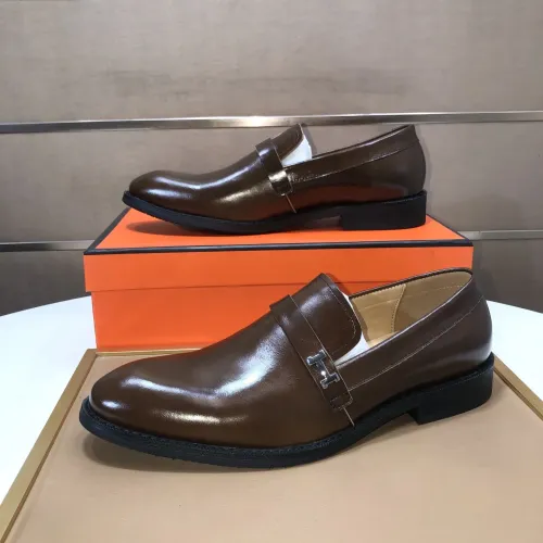 Cheap Hermes Leather Shoes For Men #1399386 Replica Wholesale [$100.00 USD] [ITEM#1399386] on Replica Hermes Leather Shoes