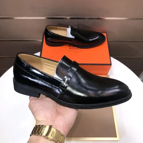 Cheap Hermes Leather Shoes For Men #1399387 Replica Wholesale [$100.00 USD] [ITEM#1399387] on Replica Hermes Leather Shoes