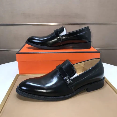 Cheap Hermes Leather Shoes For Men #1399387 Replica Wholesale [$100.00 USD] [ITEM#1399387] on Replica Hermes Leather Shoes
