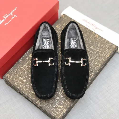 Cheap Salvatore Ferragamo Leather Shoes For Men #1399437 Replica Wholesale [$98.00 USD] [ITEM#1399437] on Replica Salvatore Ferragamo Leather Shoes