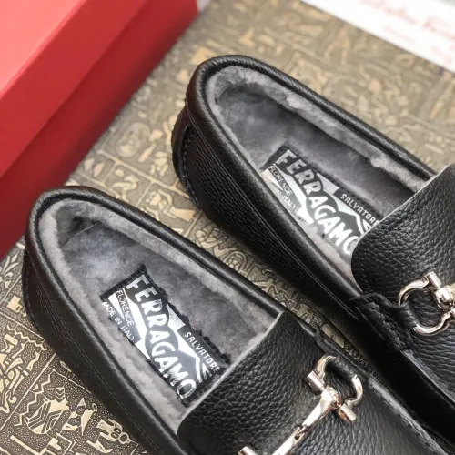 Cheap Salvatore Ferragamo Leather Shoes For Men #1399438 Replica Wholesale [$98.00 USD] [ITEM#1399438] on Replica Salvatore Ferragamo Leather Shoes