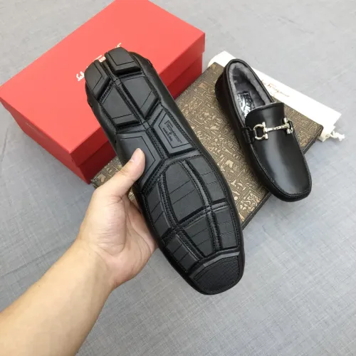 Cheap Salvatore Ferragamo Leather Shoes For Men #1399439 Replica Wholesale [$98.00 USD] [ITEM#1399439] on Replica Salvatore Ferragamo Leather Shoes