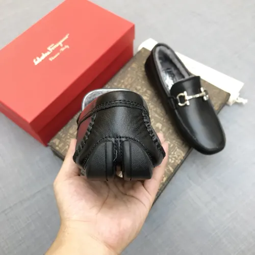 Cheap Salvatore Ferragamo Leather Shoes For Men #1399439 Replica Wholesale [$98.00 USD] [ITEM#1399439] on Replica Salvatore Ferragamo Leather Shoes