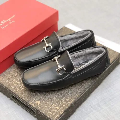 Cheap Salvatore Ferragamo Leather Shoes For Men #1399439 Replica Wholesale [$98.00 USD] [ITEM#1399439] on Replica Salvatore Ferragamo Leather Shoes