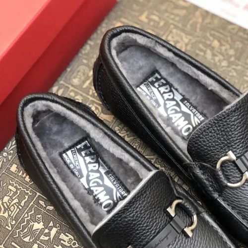 Cheap Salvatore Ferragamo Leather Shoes For Men #1399440 Replica Wholesale [$98.00 USD] [ITEM#1399440] on Replica Salvatore Ferragamo Leather Shoes