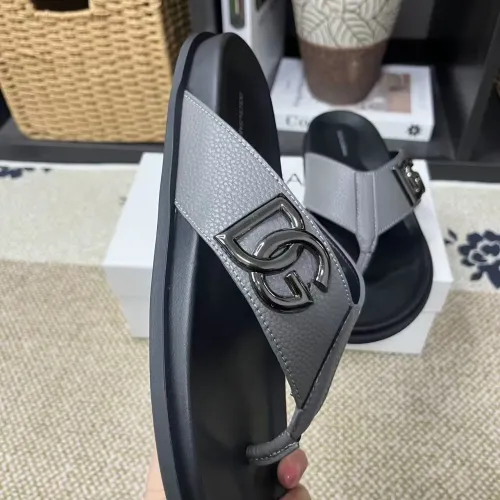 Cheap Dolce &amp; Gabbana D&amp;G Slippers For Men #1399457 Replica Wholesale [$60.00 USD] [ITEM#1399457] on Replica Dolce &amp; Gabbana D&amp;G Slippers
