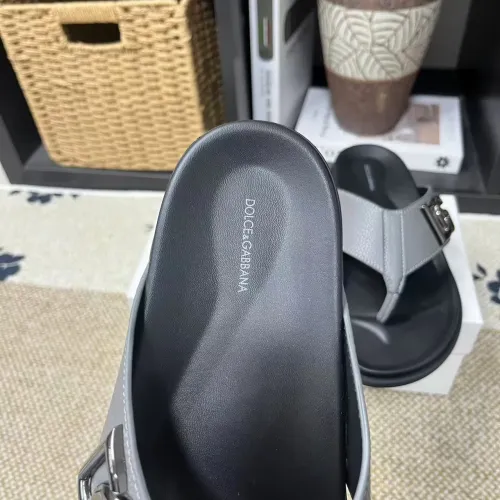 Cheap Dolce &amp; Gabbana D&amp;G Slippers For Men #1399457 Replica Wholesale [$60.00 USD] [ITEM#1399457] on Replica Dolce &amp; Gabbana D&amp;G Slippers