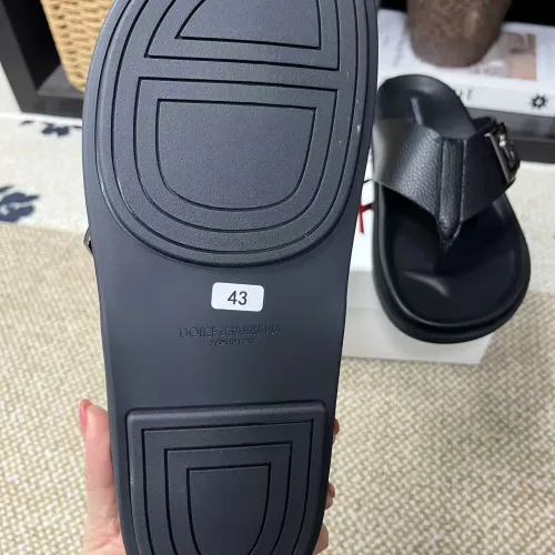 Cheap Dolce &amp; Gabbana D&amp;G Slippers For Men #1399460 Replica Wholesale [$60.00 USD] [ITEM#1399460] on Replica Dolce &amp; Gabbana D&amp;G Slippers