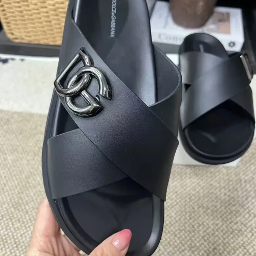 Cheap Dolce &amp; Gabbana D&amp;G Slippers For Men #1399476 Replica Wholesale [$60.00 USD] [ITEM#1399476] on Replica Dolce &amp; Gabbana D&amp;G Slippers