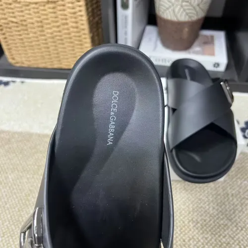 Cheap Dolce &amp; Gabbana D&amp;G Slippers For Men #1399476 Replica Wholesale [$60.00 USD] [ITEM#1399476] on Replica Dolce &amp; Gabbana D&amp;G Slippers