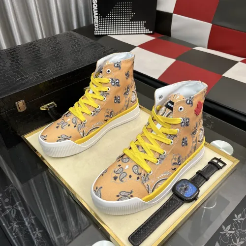 Cheap Dsquared High Tops Shoes For Men #1399520 Replica Wholesale [$85.00 USD] [ITEM#1399520] on Replica Dsquared High Tops Shoes