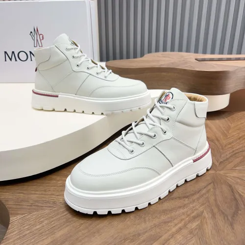 Cheap Moncler High Tops Shoes For Men #1399542 Replica Wholesale [$150.00 USD] [ITEM#1399542] on Replica Moncler High Tops Shoes