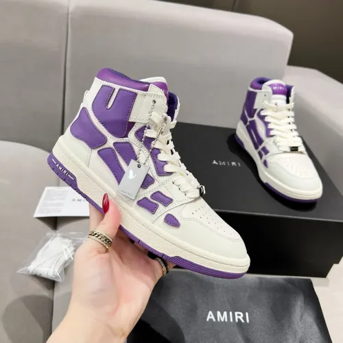 Cheap Amiri High Tops Shoes For Men #1399578 Replica Wholesale [$108.00 USD] [ITEM#1399578] on Replica Amiri High Tops Shoes