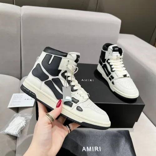 Cheap Amiri High Tops Shoes For Men #1399582 Replica Wholesale [$108.00 USD] [ITEM#1399582] on Replica Amiri High Tops Shoes