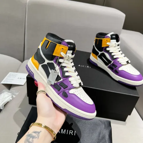 Cheap Amiri High Tops Shoes For Men #1399590 Replica Wholesale [$108.00 USD] [ITEM#1399590] on Replica Amiri High Tops Shoes