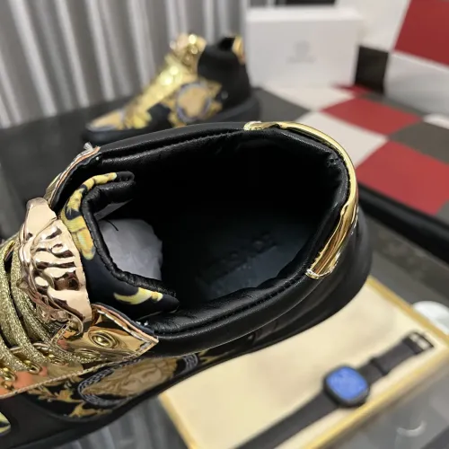 Cheap Versace High Tops Shoes For Men #1399593 Replica Wholesale [$82.00 USD] [ITEM#1399593] on Replica Versace High Tops Shoes