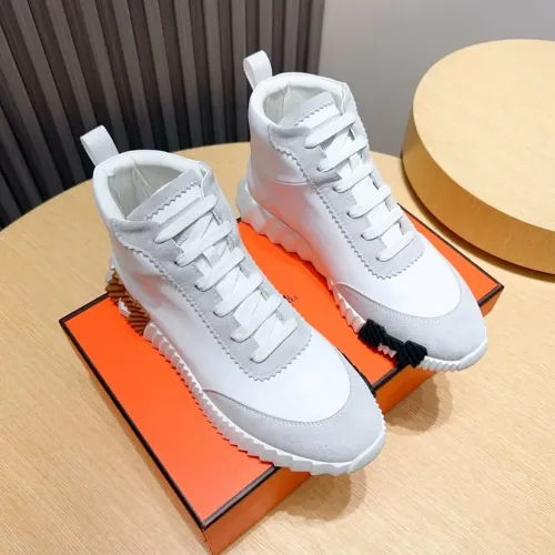 Cheap Hermes High Tops Shoes For Men #1399608 Replica Wholesale [$80.00 USD] [ITEM#1399608] on Replica Hermes High Tops Shoes