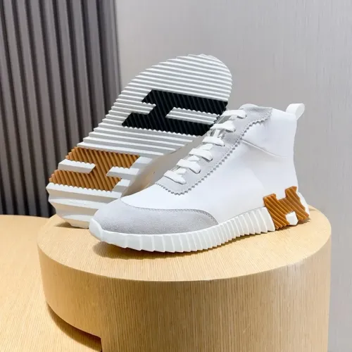 Cheap Hermes High Tops Shoes For Men #1399608 Replica Wholesale [$80.00 USD] [ITEM#1399608] on Replica Hermes High Tops Shoes
