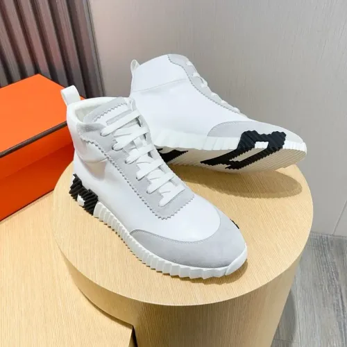 Cheap Hermes High Tops Shoes For Men #1399609 Replica Wholesale [$80.00 USD] [ITEM#1399609] on Replica Hermes High Tops Shoes