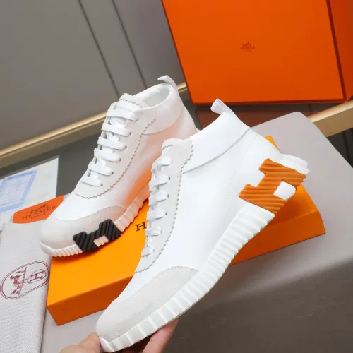 Cheap Hermes High Tops Shoes For Men #1399737 Replica Wholesale [$88.00 USD] [ITEM#1399737] on Replica Hermes High Tops Shoes