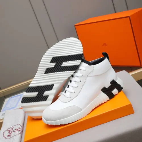 Cheap Hermes High Tops Shoes For Men #1399739 Replica Wholesale [$88.00 USD] [ITEM#1399739] on Replica Hermes High Tops Shoes