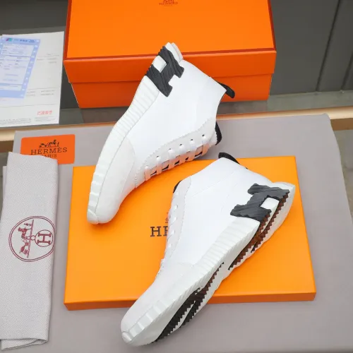 Cheap Hermes High Tops Shoes For Men #1399739 Replica Wholesale [$88.00 USD] [ITEM#1399739] on Replica Hermes High Tops Shoes