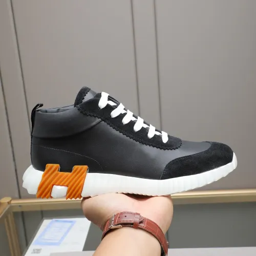Cheap Hermes High Tops Shoes For Men #1399742 Replica Wholesale [$88.00 USD] [ITEM#1399742] on Replica Hermes High Tops Shoes