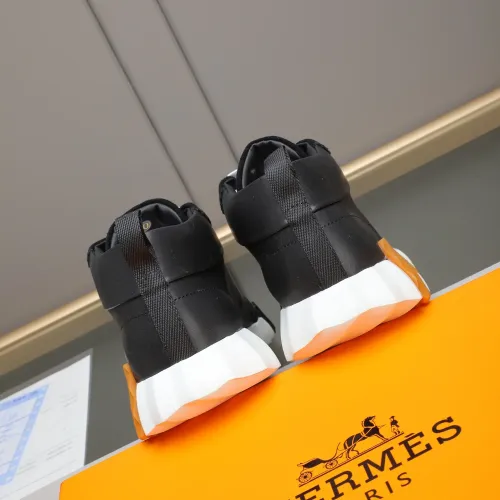 Cheap Hermes High Tops Shoes For Men #1399742 Replica Wholesale [$88.00 USD] [ITEM#1399742] on Replica Hermes High Tops Shoes