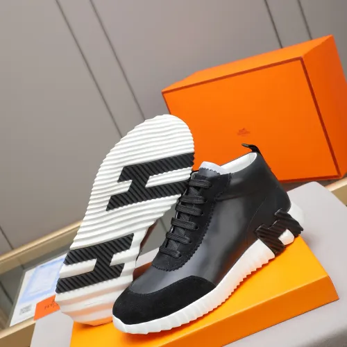 Cheap Hermes High Tops Shoes For Men #1399743 Replica Wholesale [$88.00 USD] [ITEM#1399743] on Replica Hermes High Tops Shoes