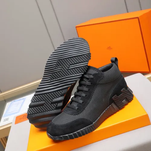 Cheap Hermes High Tops Shoes For Men #1399744 Replica Wholesale [$88.00 USD] [ITEM#1399744] on Replica Hermes High Tops Shoes