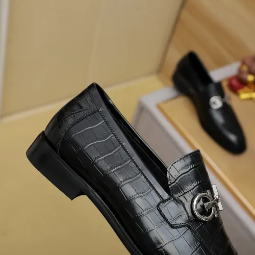 Cheap Salvatore Ferragamo Leather Shoes For Men #1399779 Replica Wholesale [$88.00 USD] [ITEM#1399779] on Replica Salvatore Ferragamo Leather Shoes