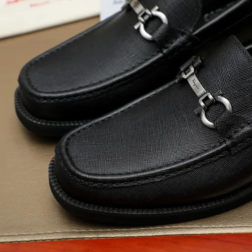 Cheap Salvatore Ferragamo Leather Shoes For Men #1399781 Replica Wholesale [$98.00 USD] [ITEM#1399781] on Replica Salvatore Ferragamo Leather Shoes